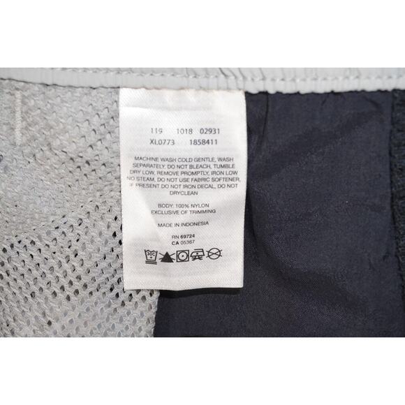 Columbia Men’s Swim Trunks Size L | Black Gray Nylon Board Shorts Mesh Liner - Picture 6 of 9